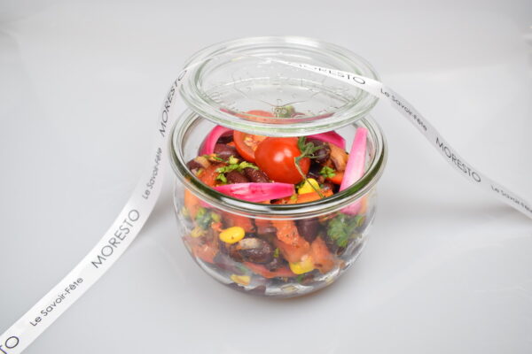 Salade Mexicaine : Haricots, Mais, Poivrons…(bocal 580ml)