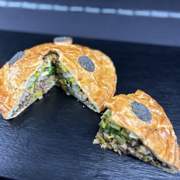 Pintade farcie aux Marrons, Girolles & Cognac (pr 4 pers.)