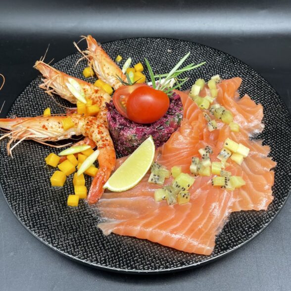 Salade sucrée-salée de la mer