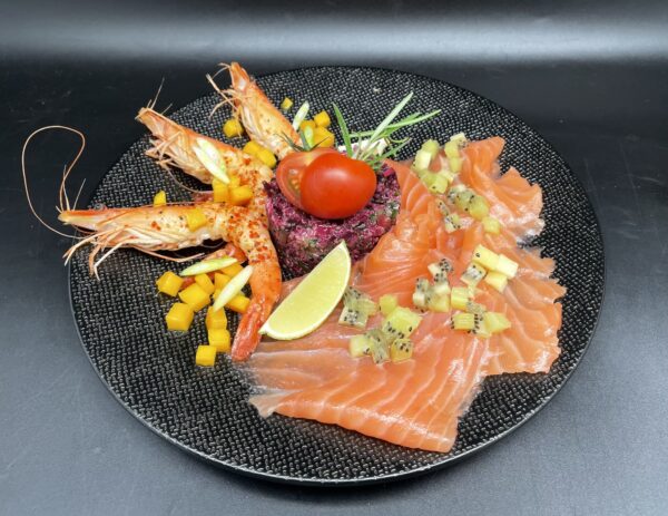 Salade sucrée-salée de la mer