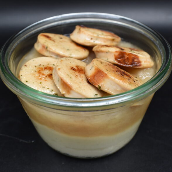 Boudin blanc, Compote, Purée – 580 ml (à réchauffer)