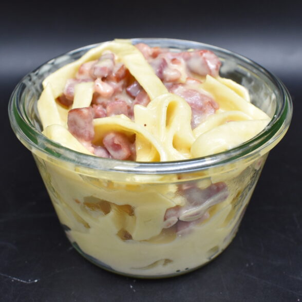 Tagliatelles Carbonara – 580 ml (à réchauffer)