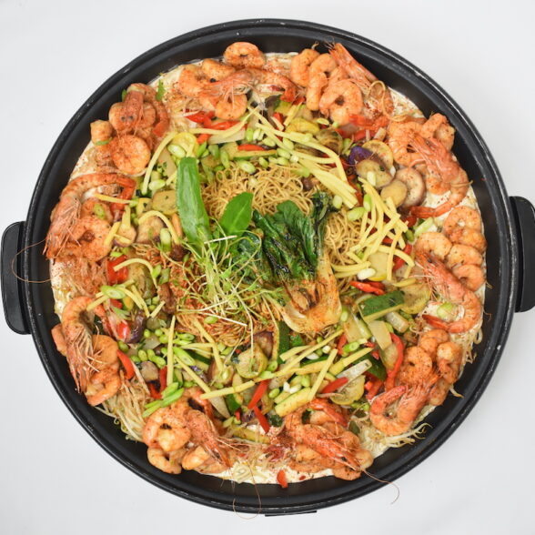 Gambas au Curry vert – à partir de 10 pers.