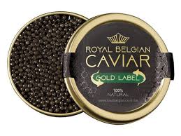 La boîte de Royal Belgian Caviar Gold Label – 125 gr