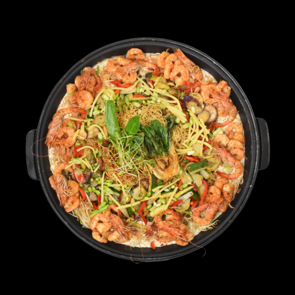 Gambas au Curry vert – à partir de 10 pers.
